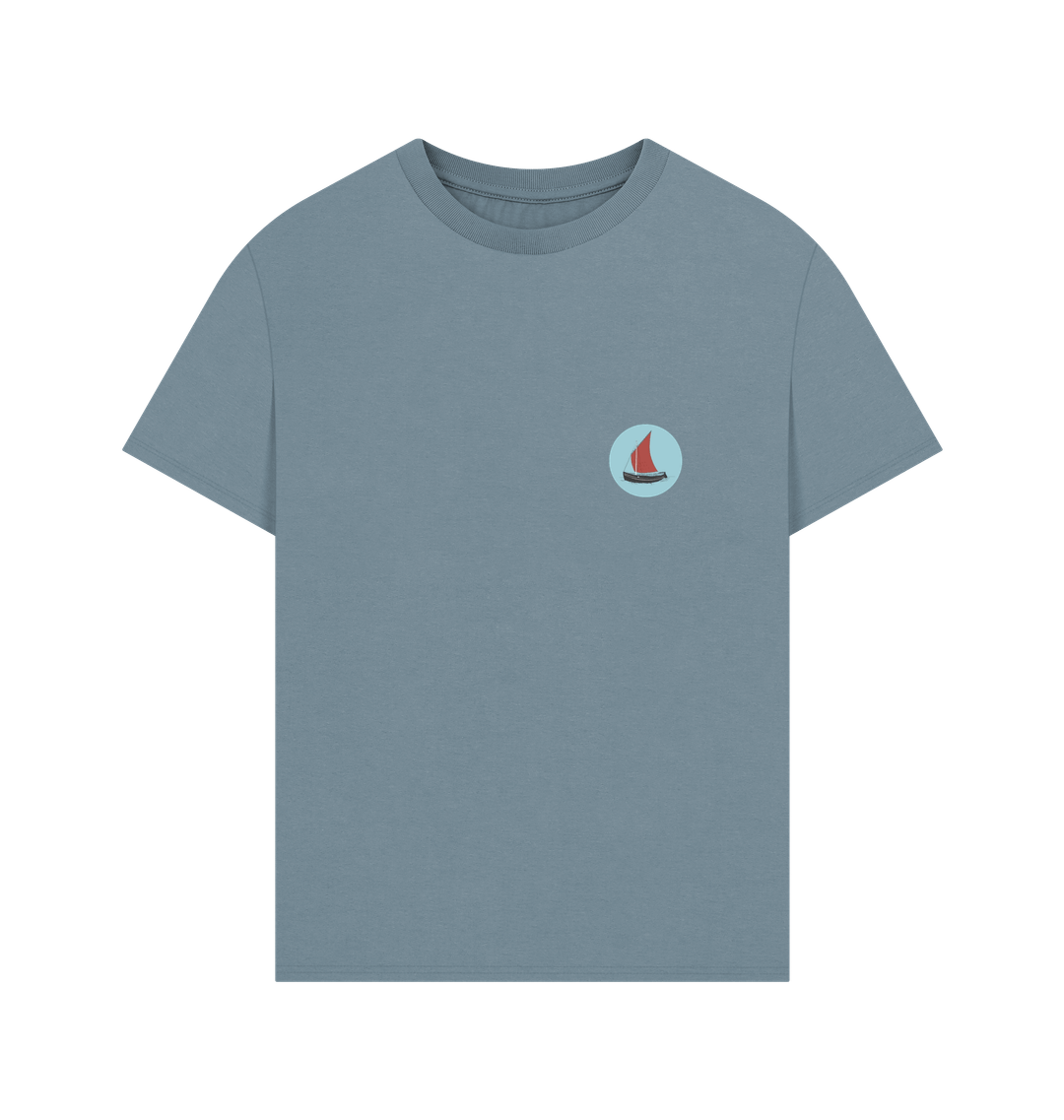 Stone Blue Printed T-shirt