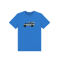 Bright Blue Printed Kids T-Shirt