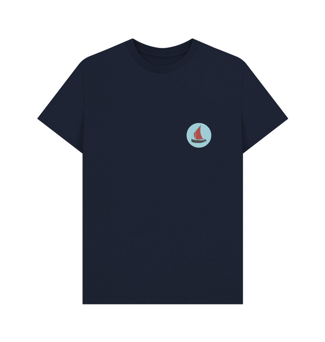 Navy Blue Printed T-shirt