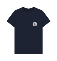 Navy Blue Printed T-shirt