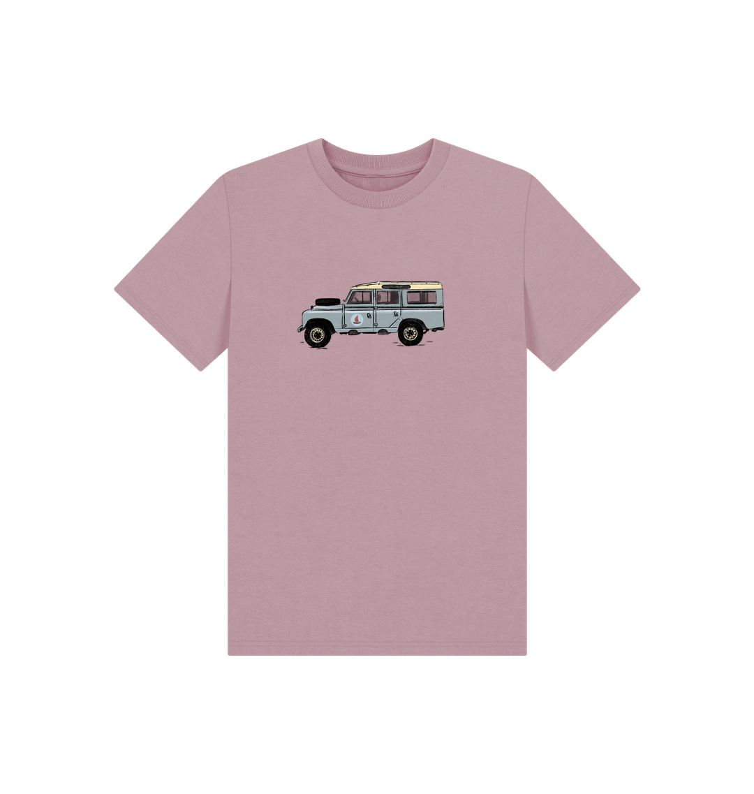 Mauve Printed Kids T-Shirt