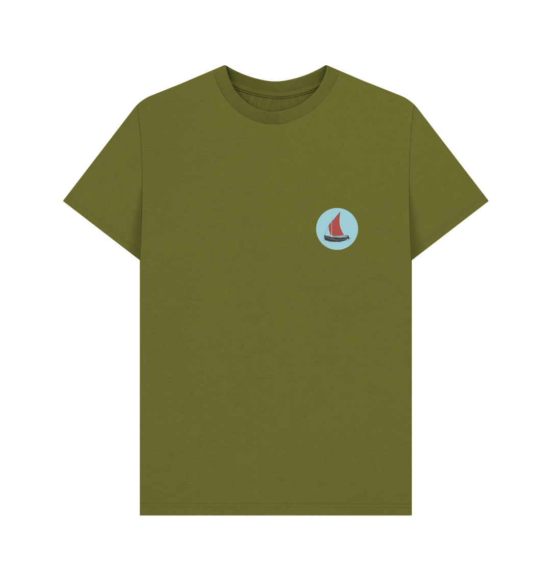 Moss Green Printed T-shirt