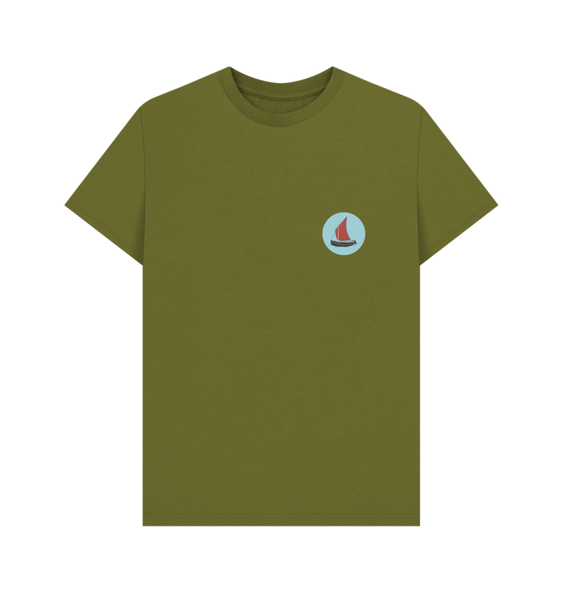 Moss Green Printed T-shirt
