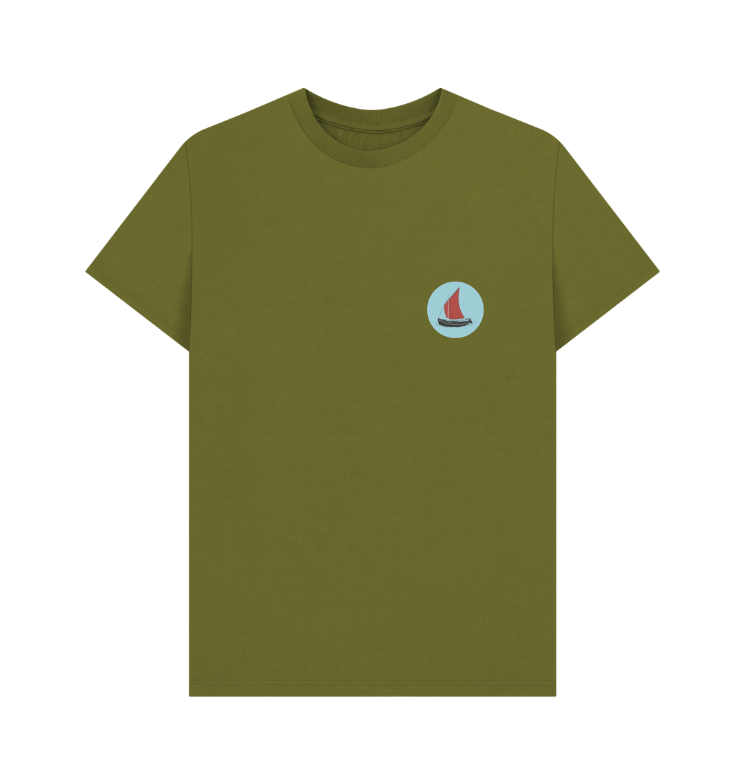 Moss Green Printed T-shirt