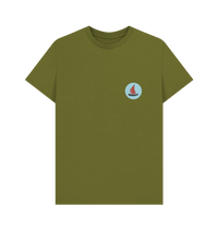 Moss Green Printed T-shirt