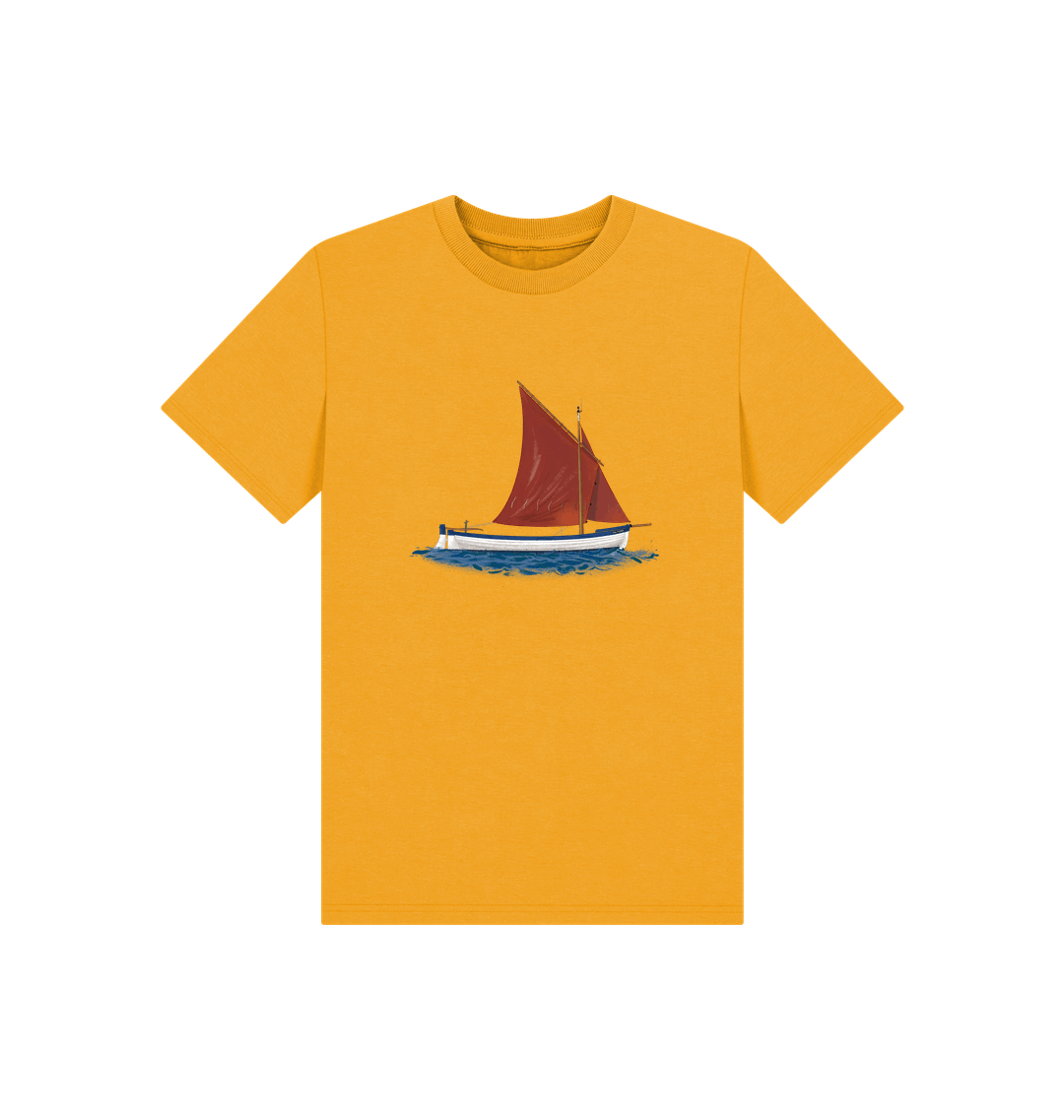 Mustard Printed Kids T-Shirt