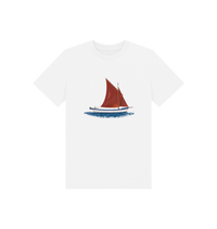 White Printed Kids T-Shirt