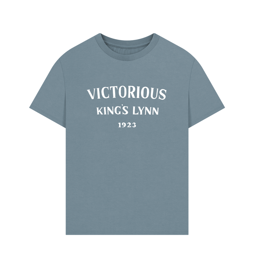 Stone Blue Printed T-shirt