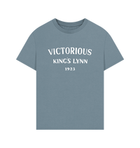 Stone Blue Printed T-shirt