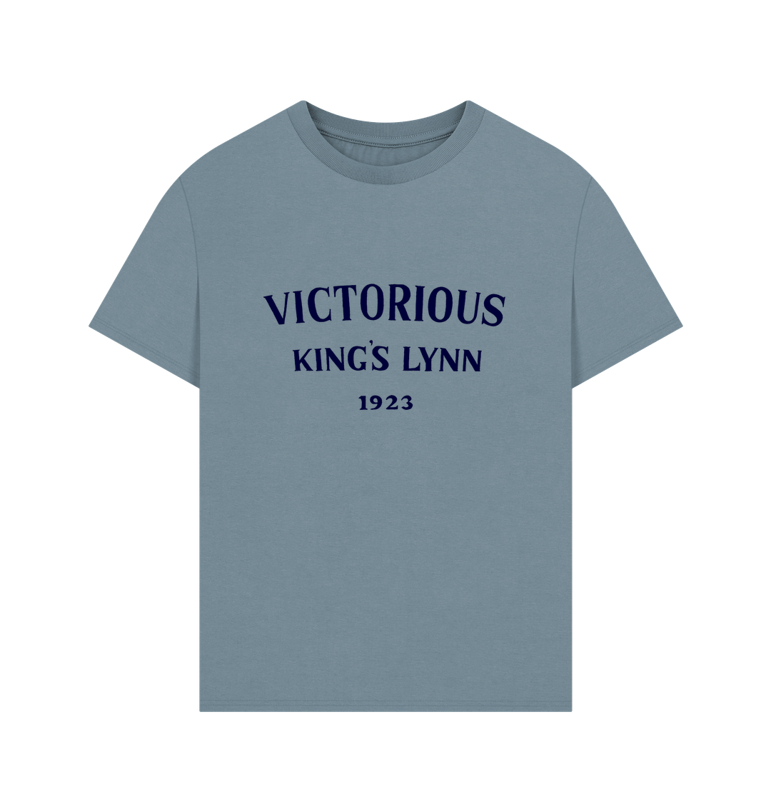 Stone Blue Printed T-shirt