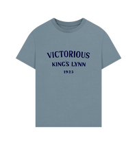 Stone Blue Printed T-shirt