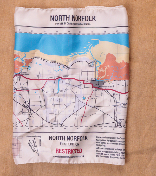 Norfolk Silk Map.