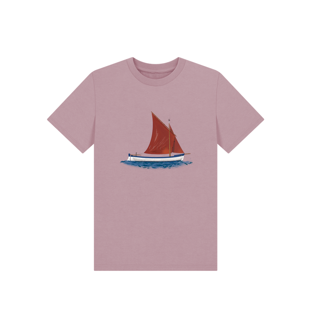 Mauve Printed Kids T-Shirt