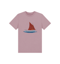 Mauve Printed Kids T-Shirt