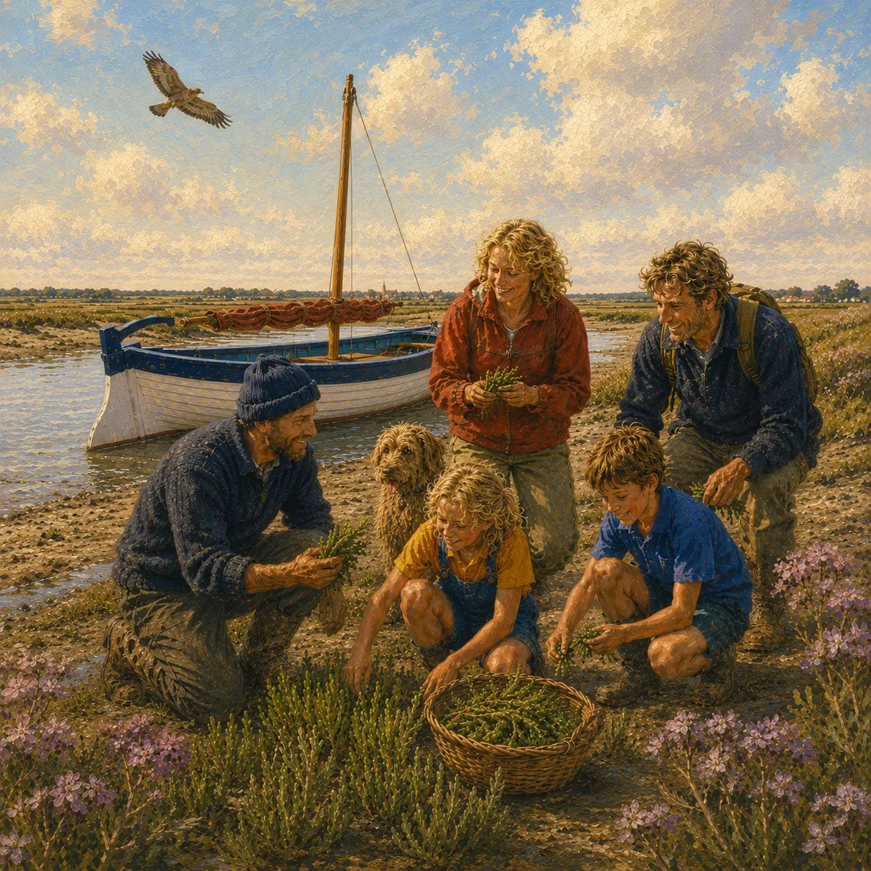 Wind against you, tide for you: an evening on a neap tide