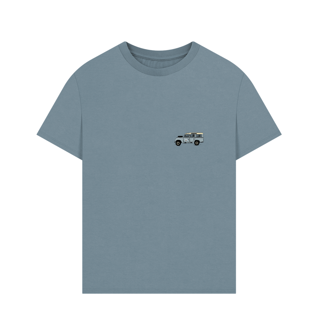 Stone Blue Printed T-shirt