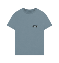 Stone Blue Printed T-shirt