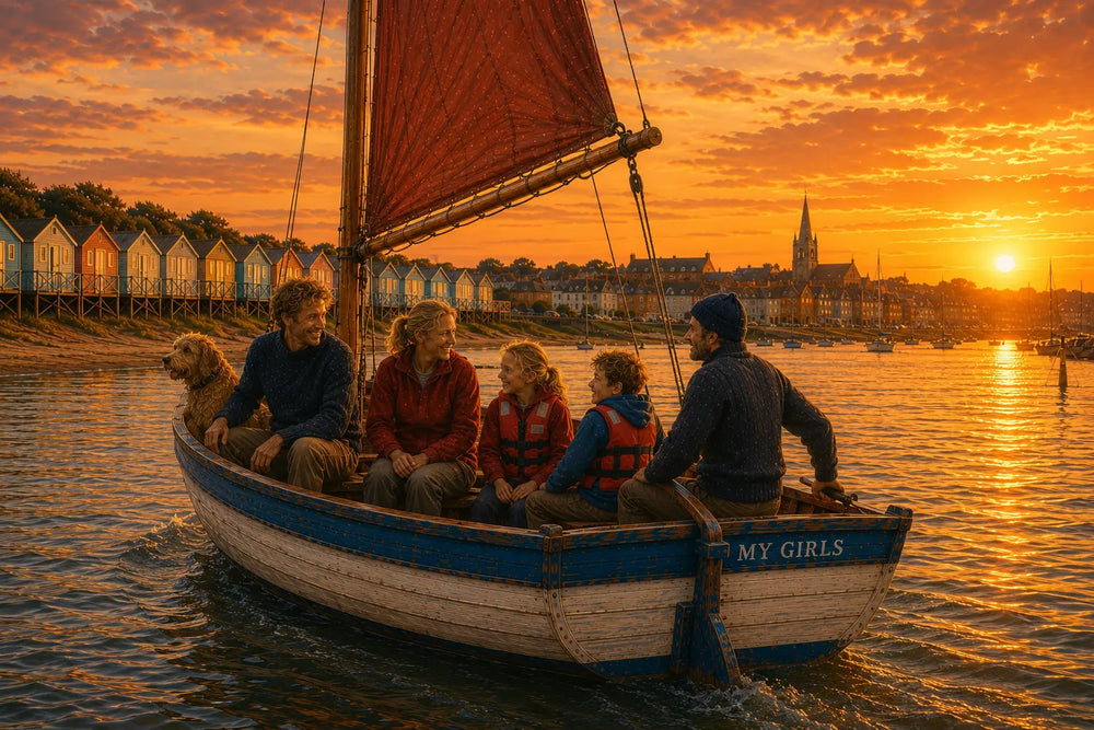 And as the sun dipped low over the dunes, they sailed home full of stories of the sea.