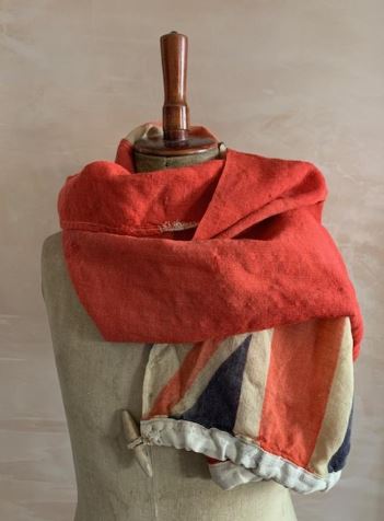 Vintage Linen Flag